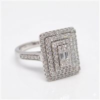 Anello Breda Gioielli Donna in Oro bianco Diamante ENHT3956-NG